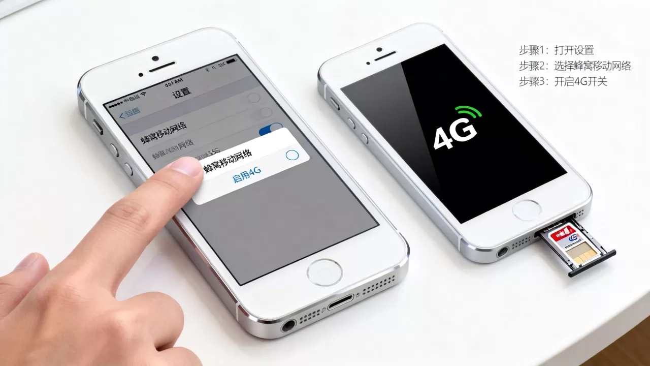 iphone5s联通4g怎么设置，iphone5s联通4g设置教程