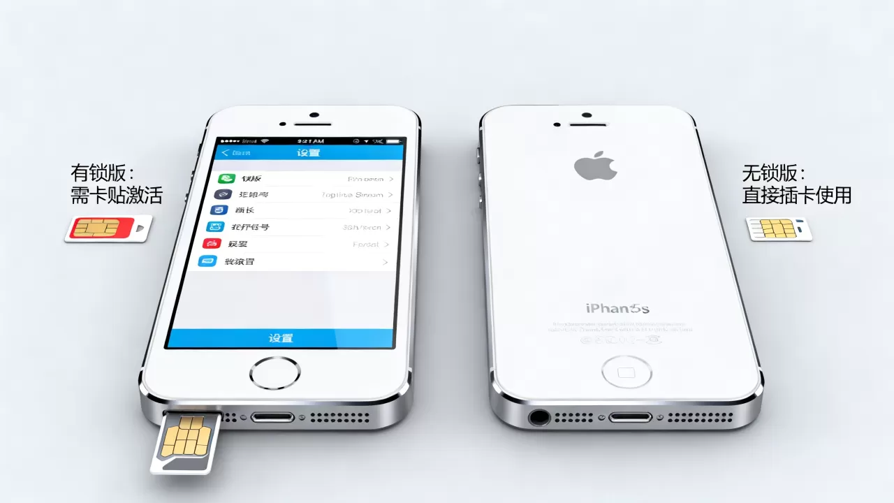 iphone5s有锁无锁区别，iphone5s有锁和无锁有什么区别