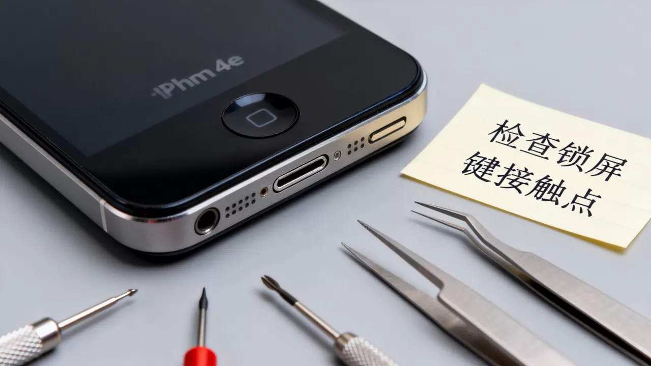 iphone4s锁屏键坏了怎么办，iphone4s锁屏键失灵维修
