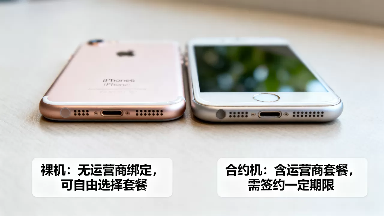 买iphone6买裸机还是合约机，iphone6裸机和合约机区别