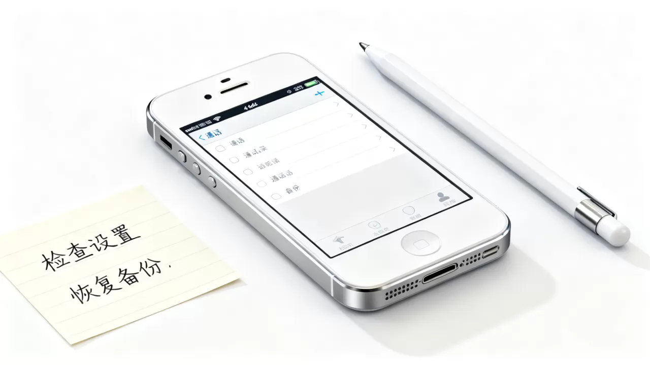 iphone4s不显示通话记录，iphone4s通话记录不见了怎么办