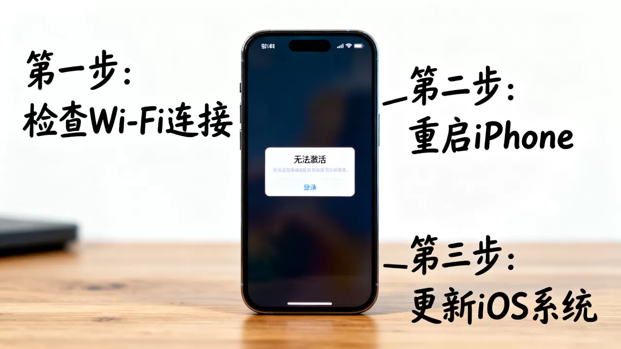 iPhone无法激活怎么办？无法接通激活服务器解决方法