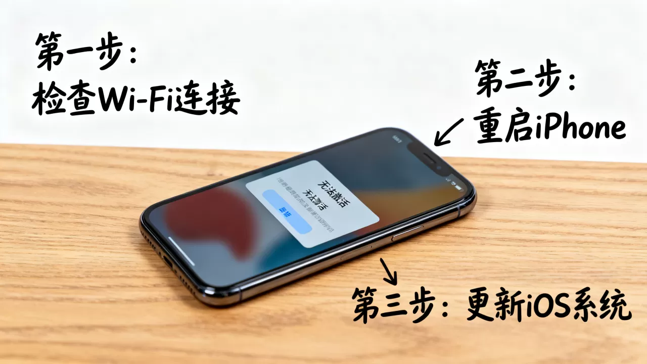 iPhone无法激活怎么办？无法接通激活服务器解决方法