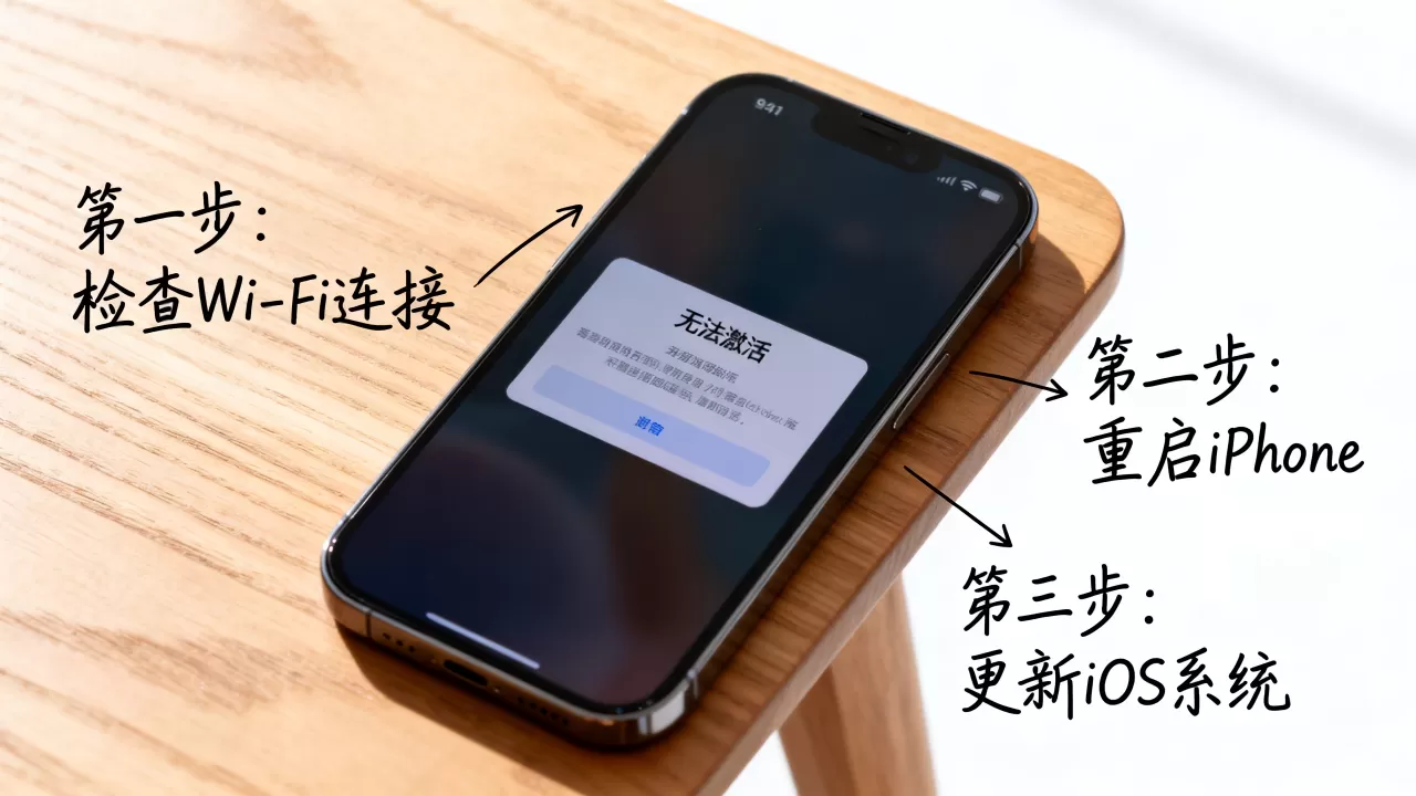 iPhone无法激活怎么办？无法接通激活服务器解决方法