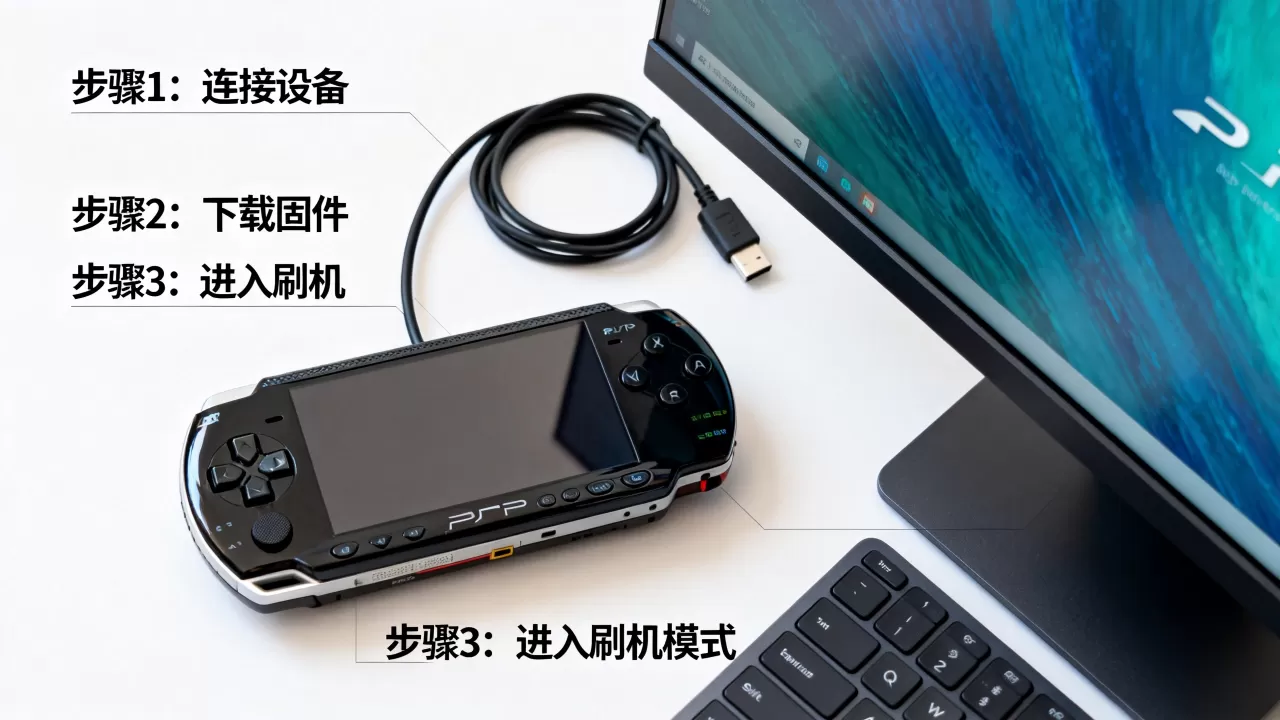 psp刷机6教程，psp刷机失败怎么办