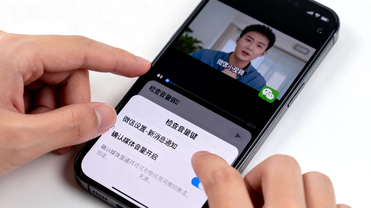 iphone微信小视频没声音怎么办？苹果手机微信视频静音解决方法