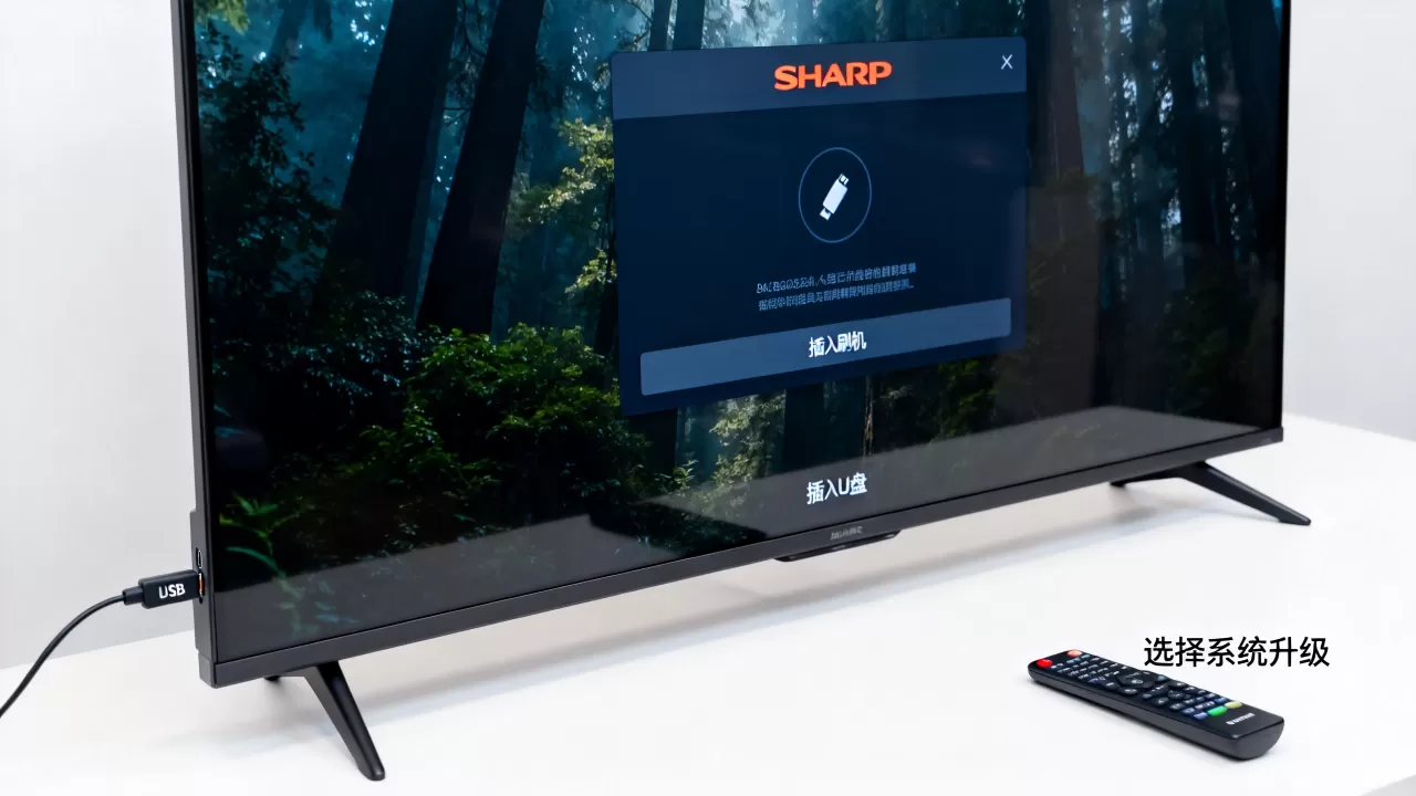 sharp电视刷机教程,sharp电视刷机 sharp电视刷机教程,sharp电视刷机