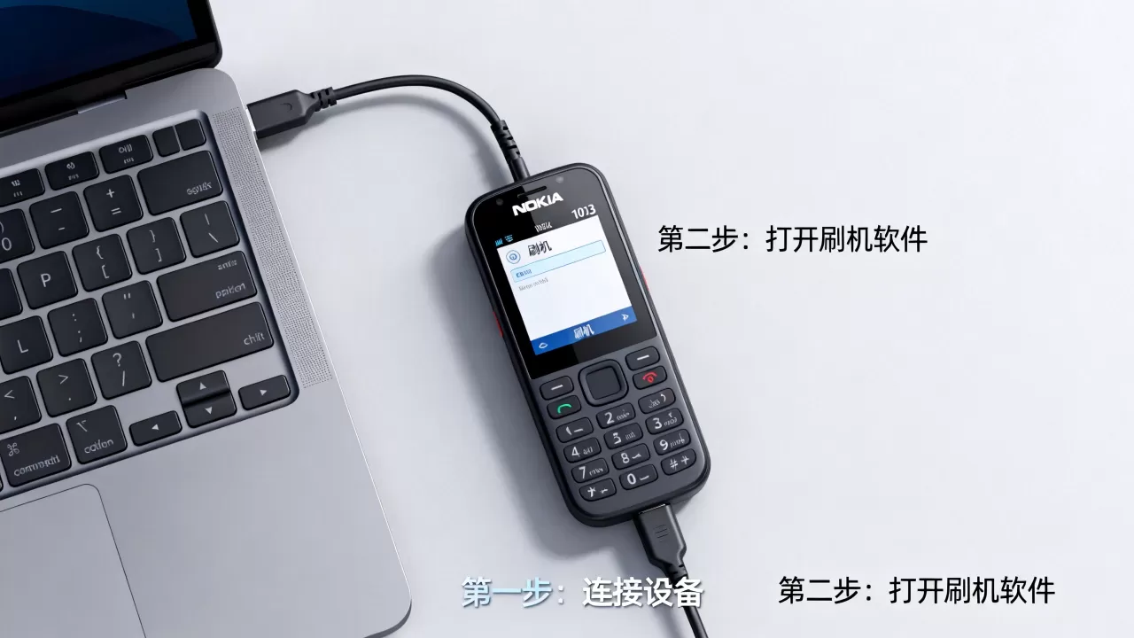 诺基亚1013刷机教程，诺基亚1013刷机