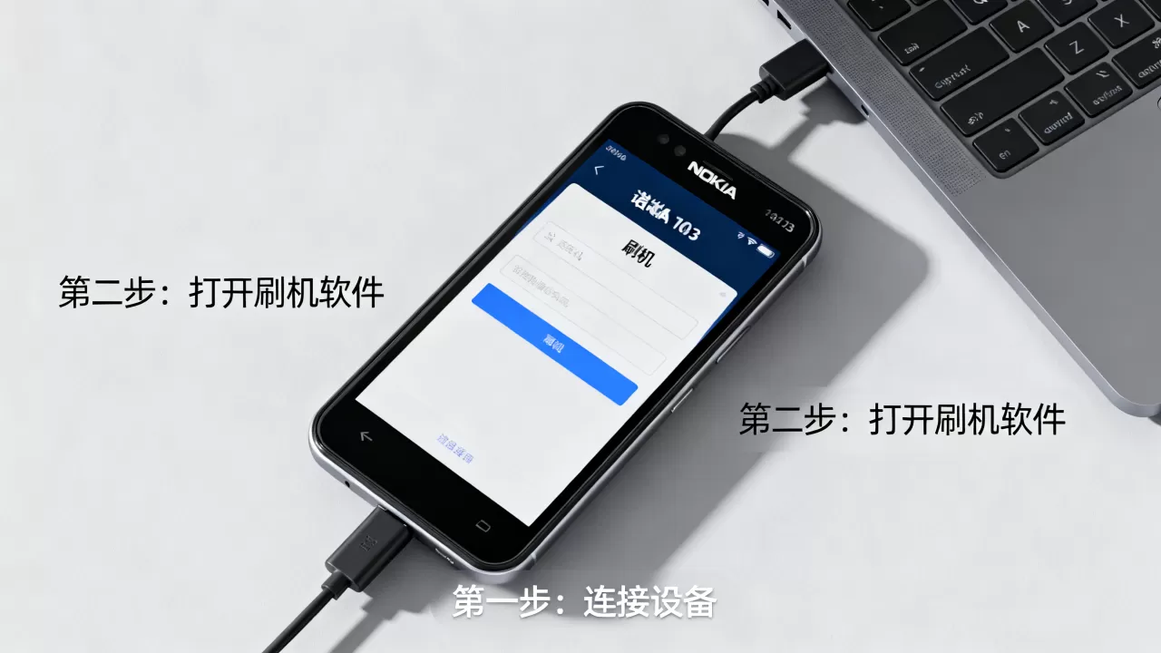 诺基亚1013刷机教程，诺基亚1013刷机