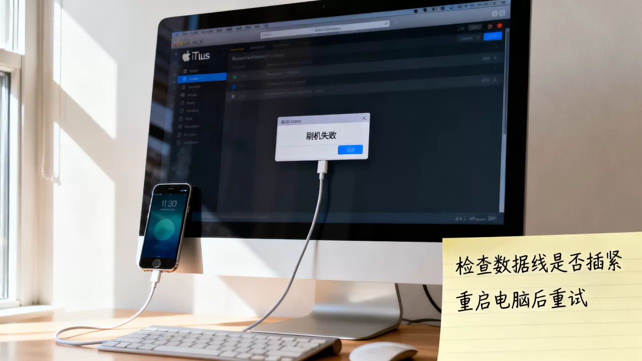 使用itunes刷机失败怎么办，itunes刷机教程