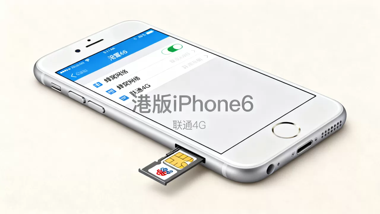 港版iphone6联通4g吗，港版iphone6支持联通4g网络吗