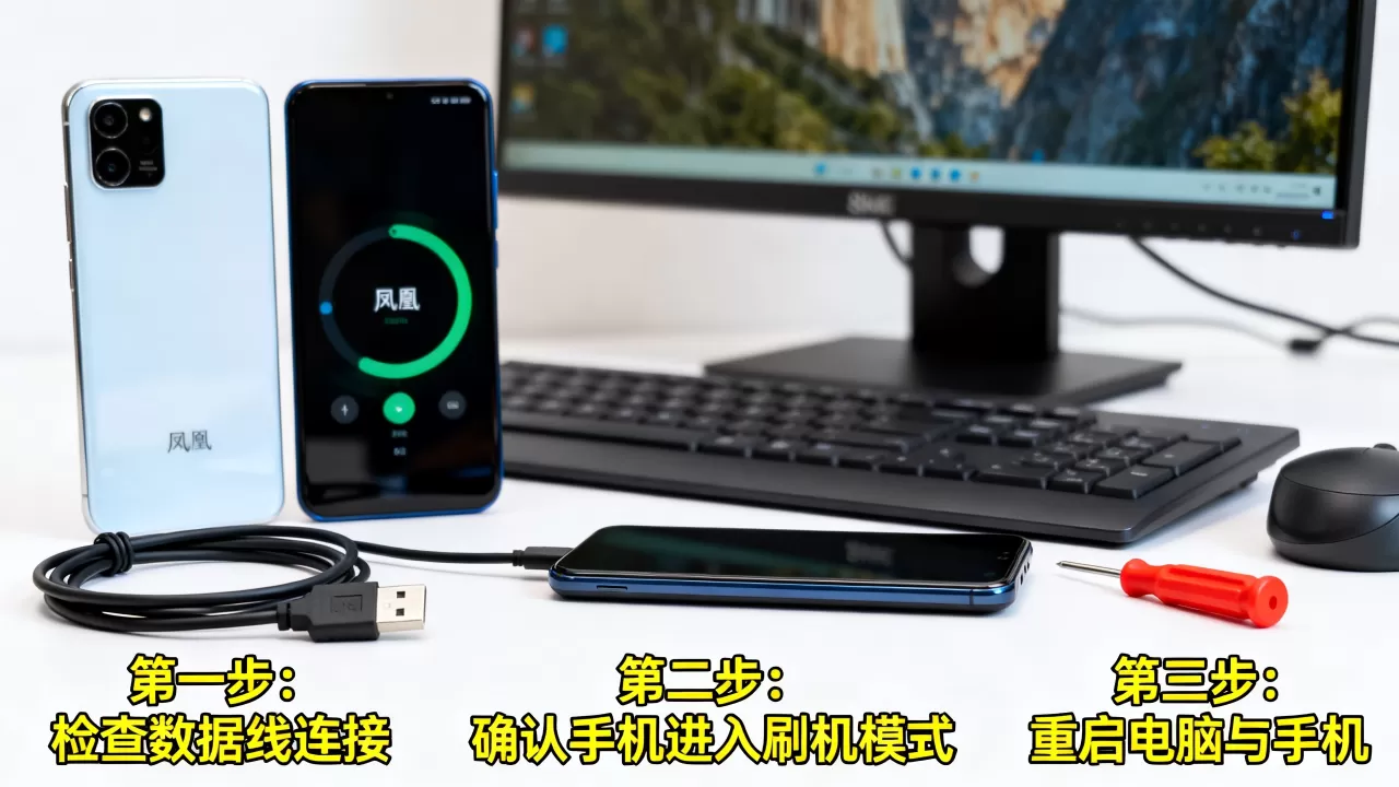 凤凰刷机连接不上怎么办，凤凰手机刷机教程