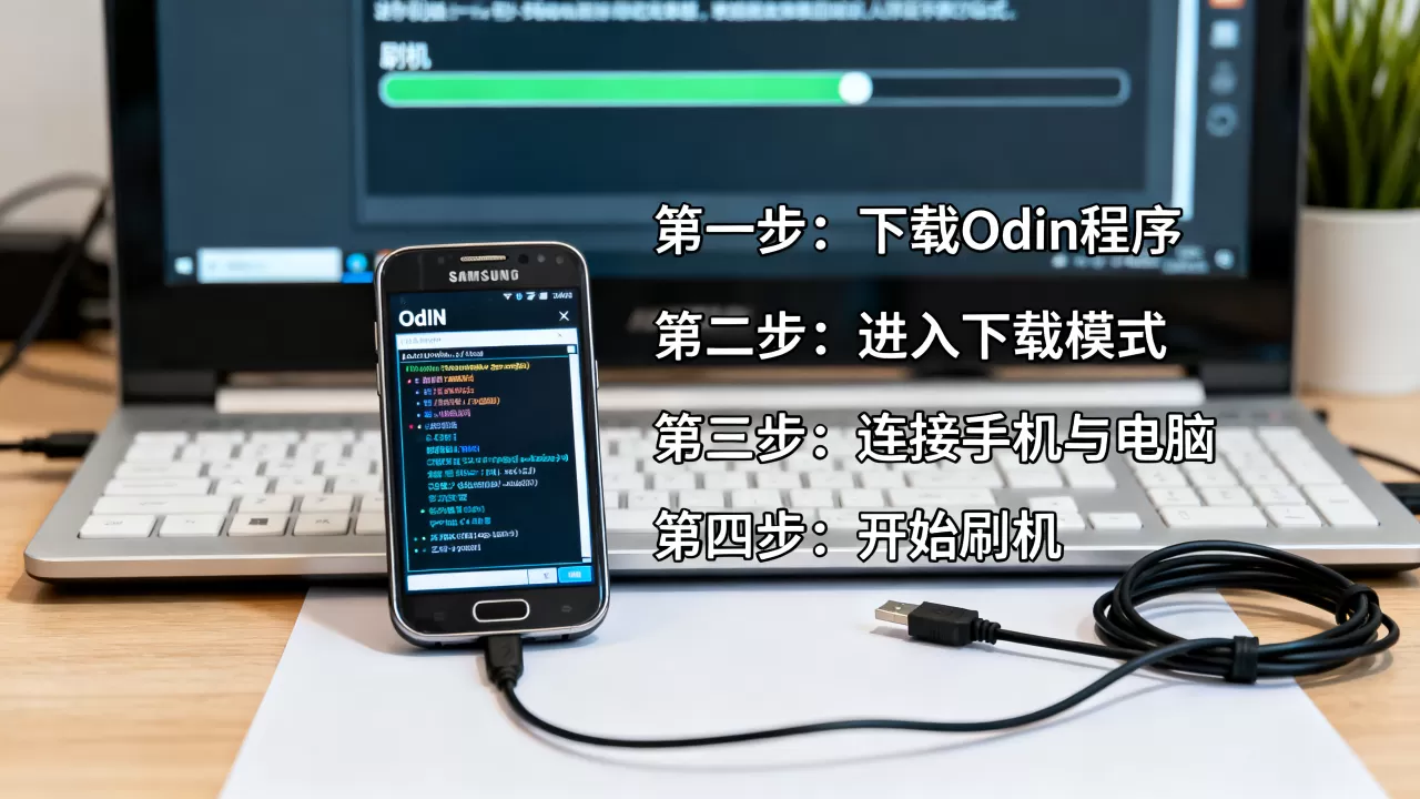 odin刷机程序怎么用，三星手机刷机教程