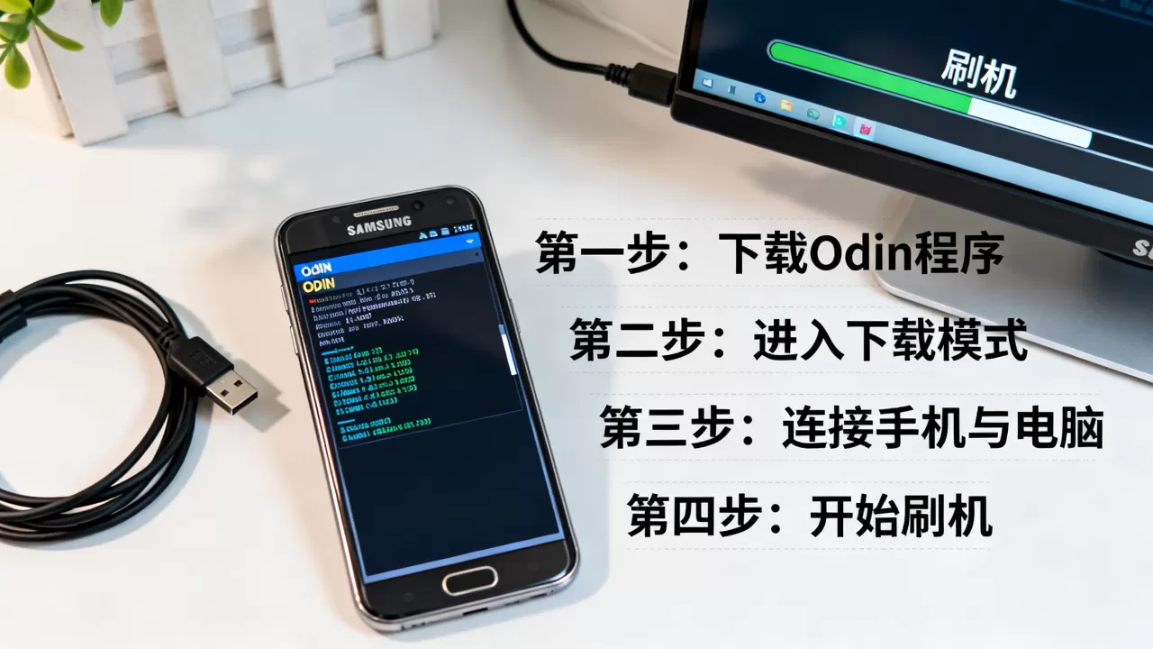 odin刷机程序怎么用，三星手机刷机教程