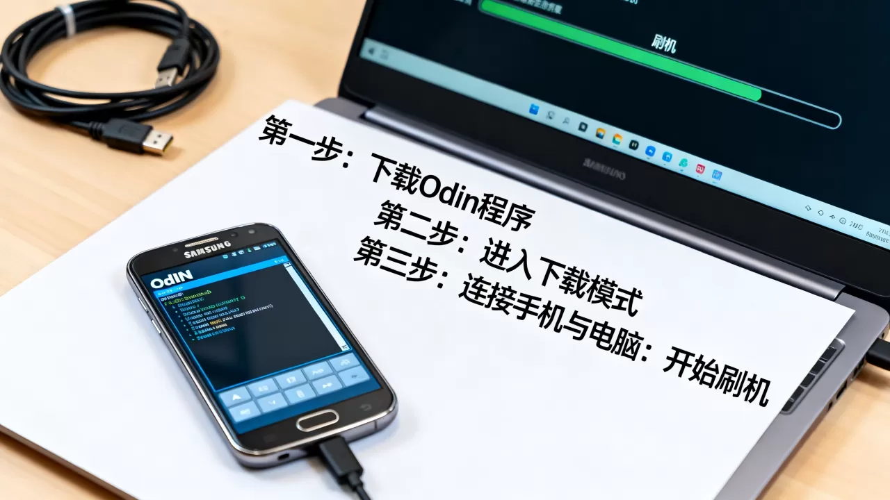 odin刷机程序怎么用，三星手机刷机教程