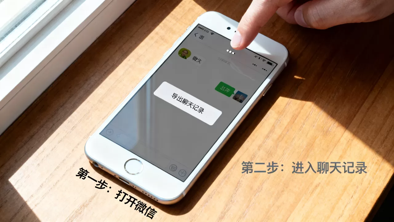iphone微信聊天记录怎么导出，iphone微信聊天记录怎么导出