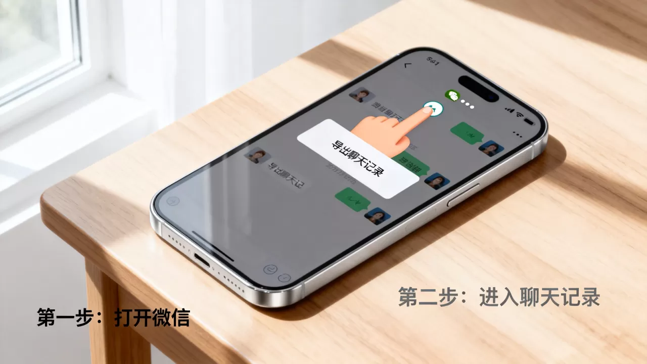 iphone微信聊天记录怎么导出，iphone微信聊天记录怎么导出