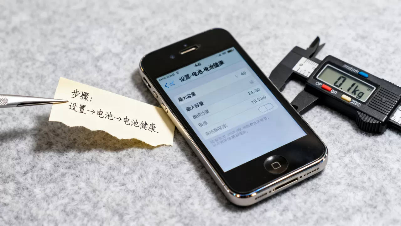 iphone4s电池怎么看，iphone4s电池健康度查看方法