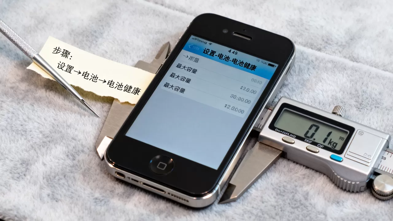 iphone4s电池怎么看，iphone4s电池健康度查看方法