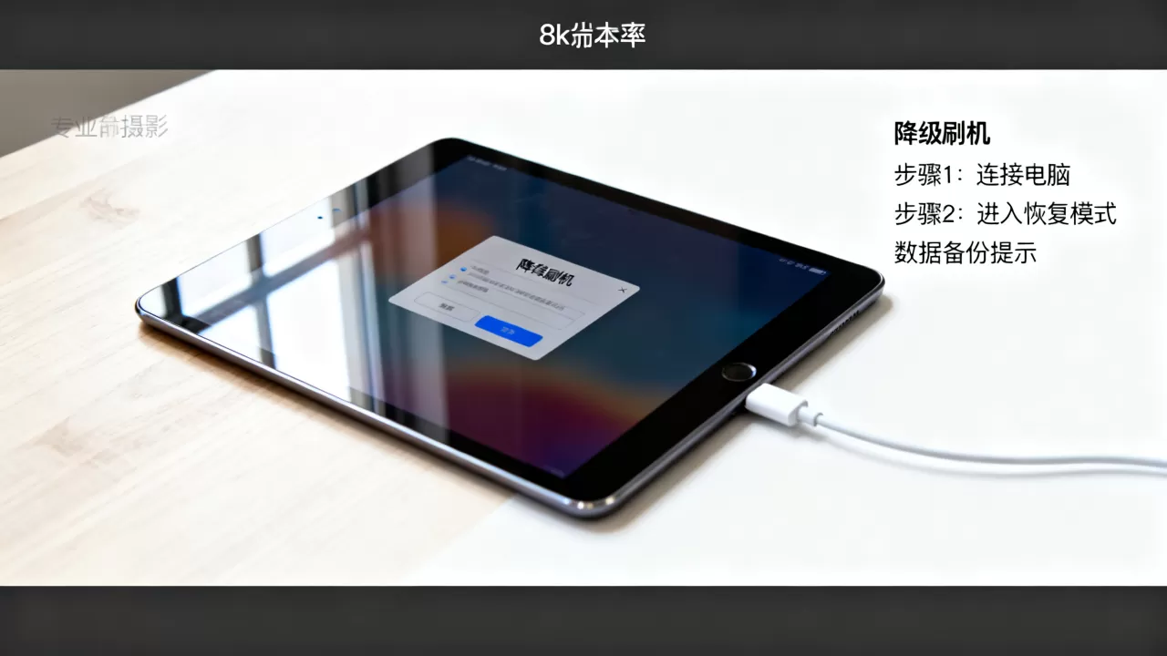 ipad降级刷机教程，iPad降级后数据丢失怎么办