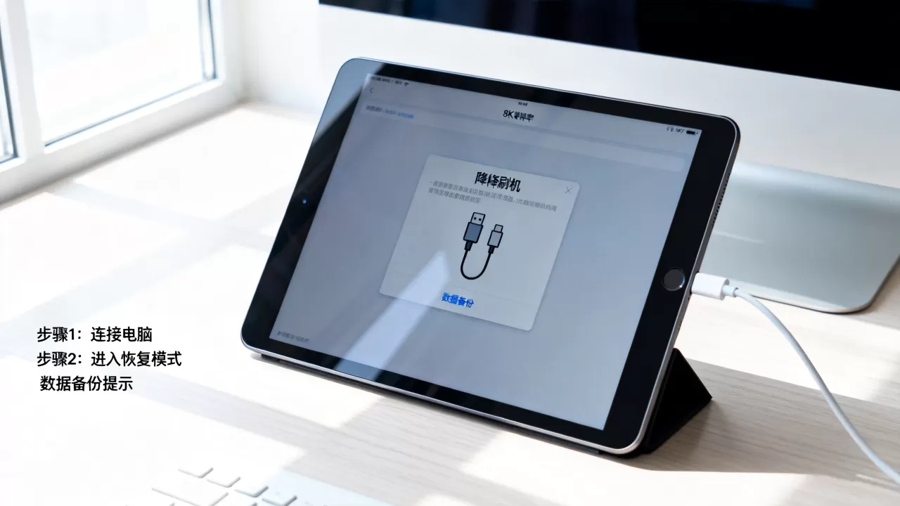 ipad降级刷机教程，iPad降级后数据丢失怎么办