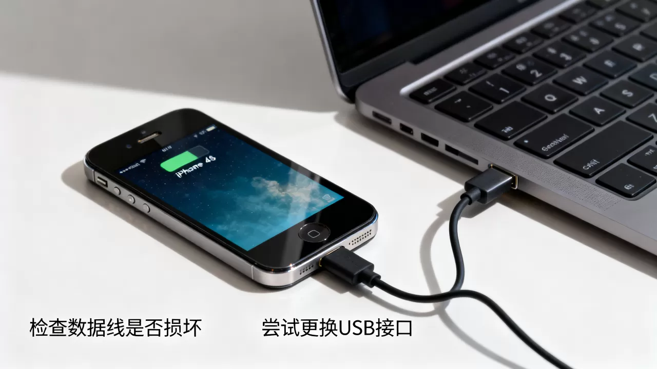 iphone4s插电脑没反应,iphone4s连接电脑不识别怎么办 iphone4s插电脑没反应,iphone4s连接电脑不识别怎么办