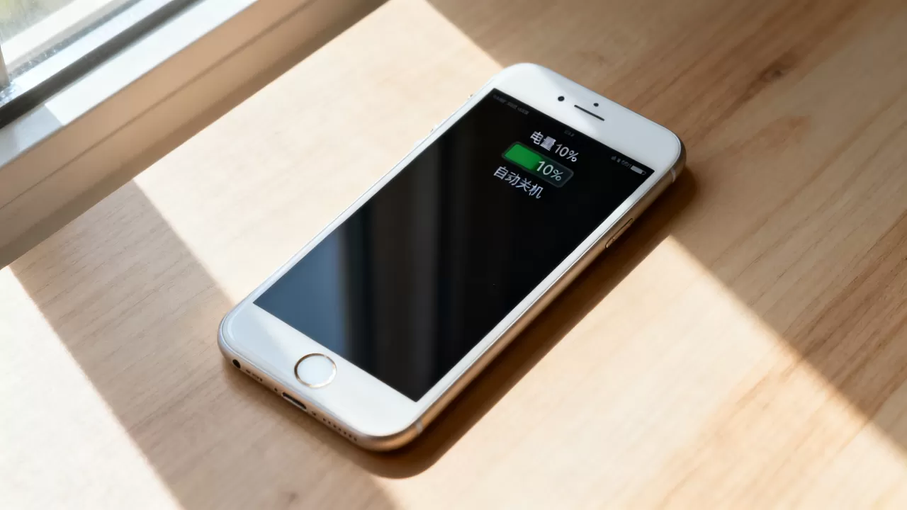 iphone6 10%自动关机了，iphone6电量低自动关机怎么办