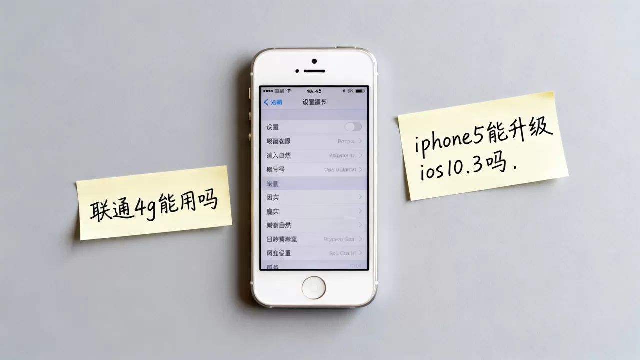 iphone5能升级ios10.3吗，联通4g能用吗