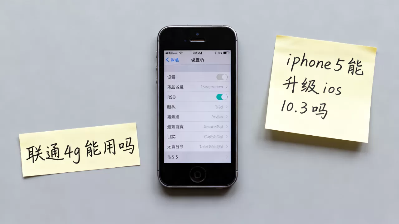iphone5能升级ios10.3吗，联通4g能用吗
