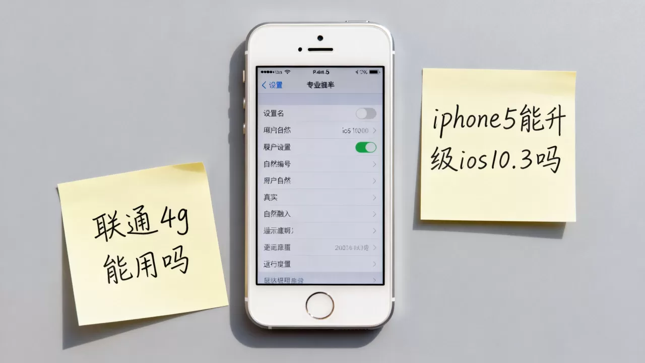 iphone5能升级ios10.3吗，联通4g能用吗