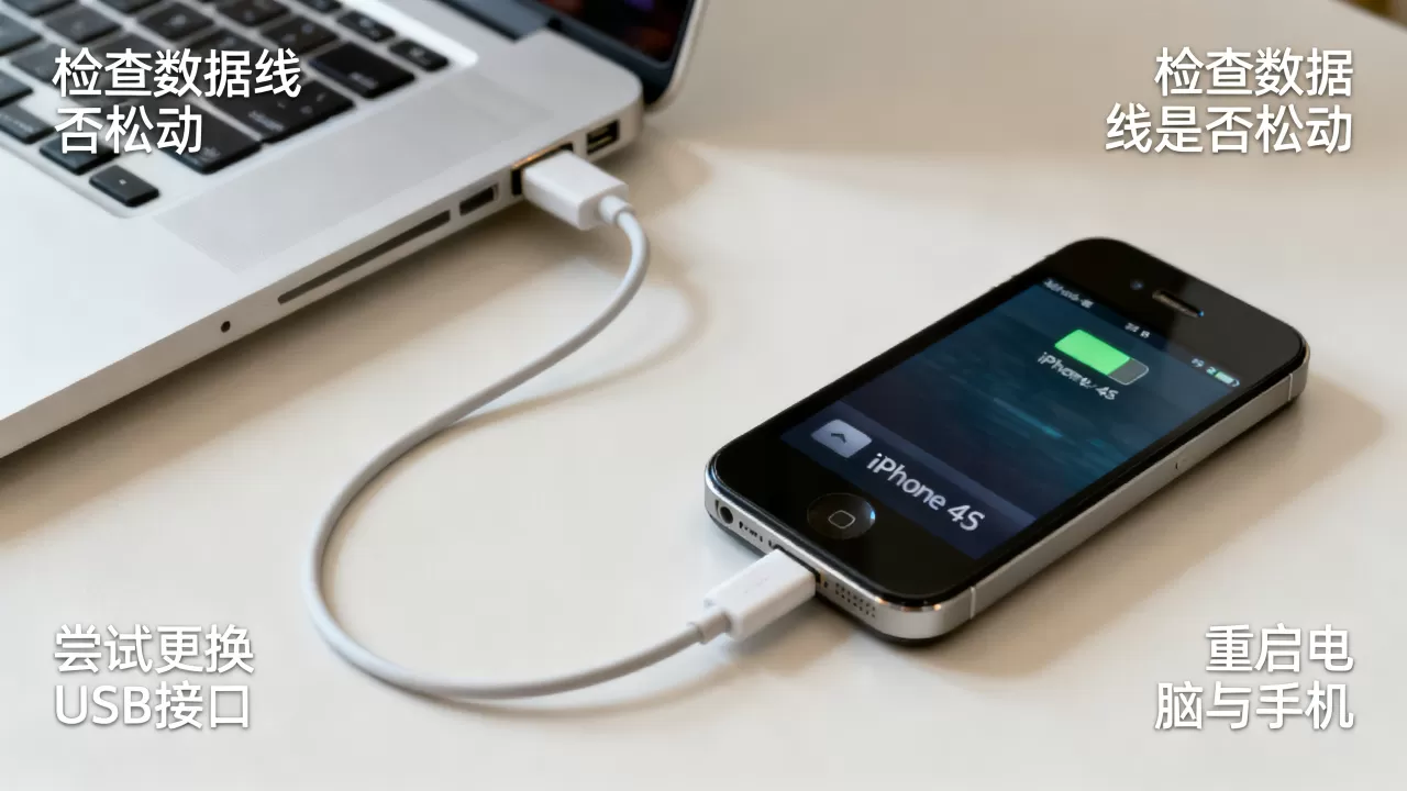 iphone4s插电脑没反应怎么办,iphone4s连接电脑无反应 iphone4s插电脑没反应怎么办,iphone4s连接电脑无反应
