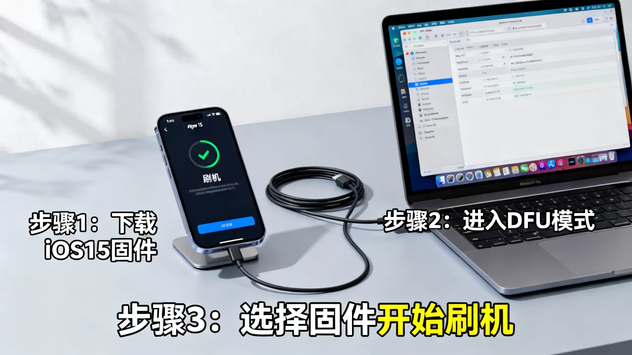 苹果刷机刷到15怎么办，苹果15刷机教程