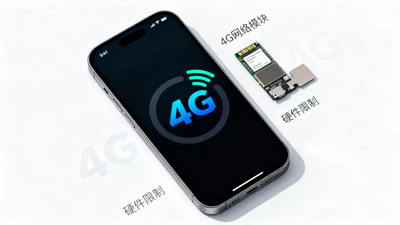 为什么iphone不能用4g，iPhone不支持4G的原因