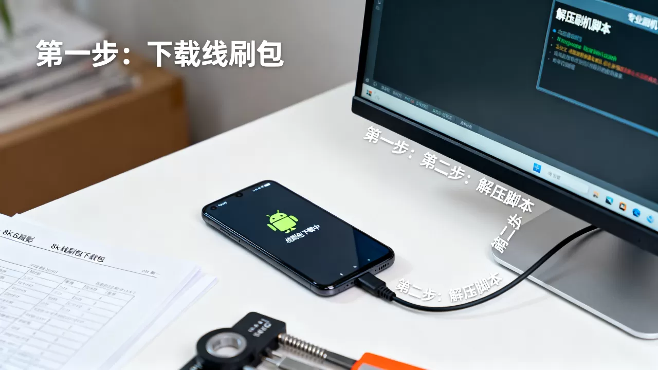 线刷包刷机脚本怎么用，安卓手机线刷包刷机脚本