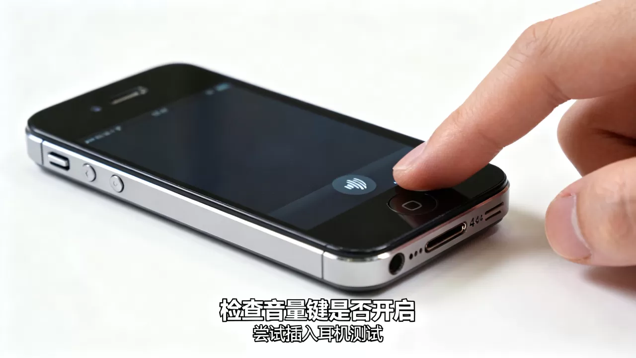 iphone4s怎么没声音，iPhone4s突然静音没声音怎么办