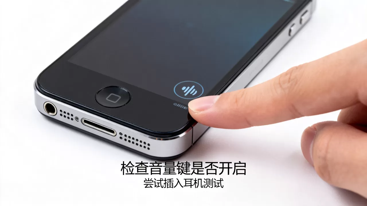 iphone4s怎么没声音，iPhone4s突然静音没声音怎么办