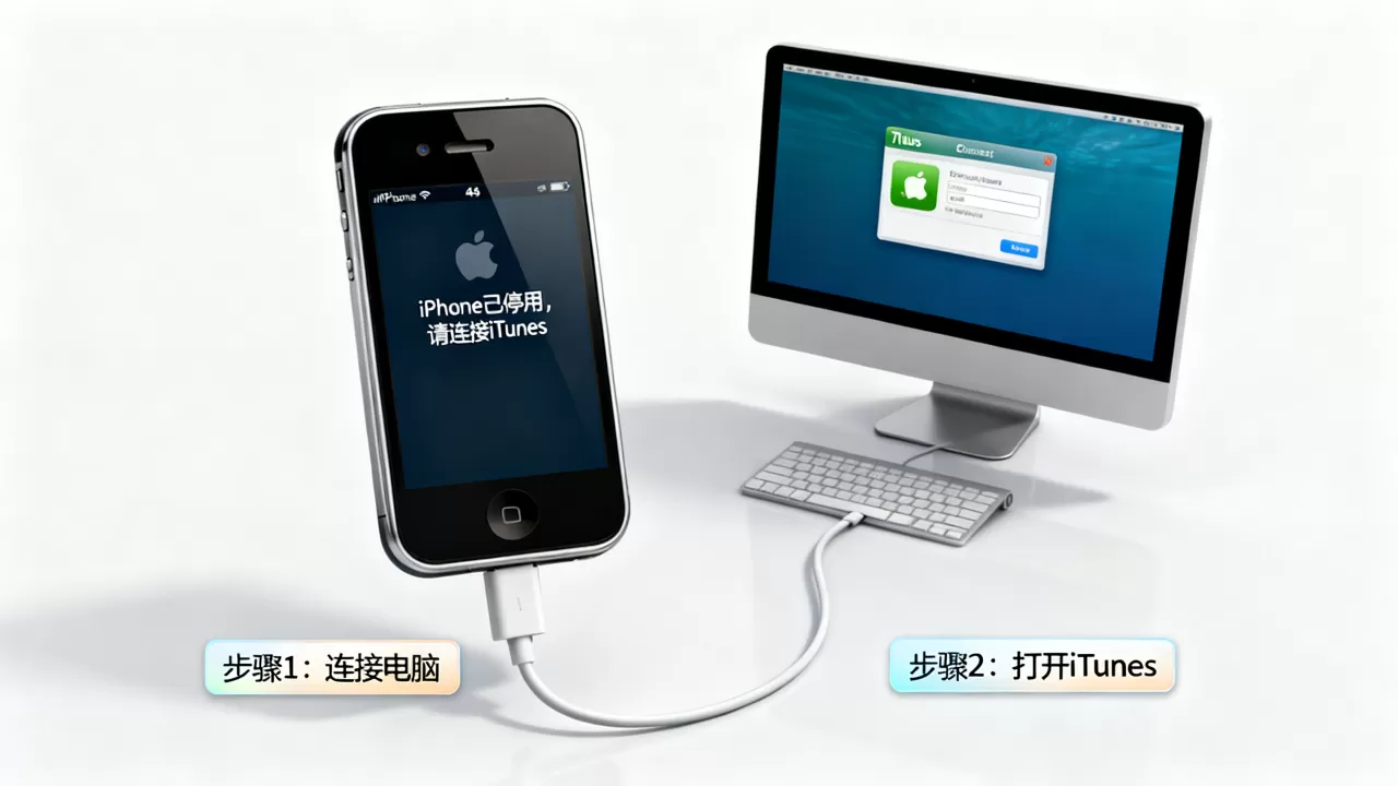 iphone4s停用怎么办，iPhone4s停用解决办法
