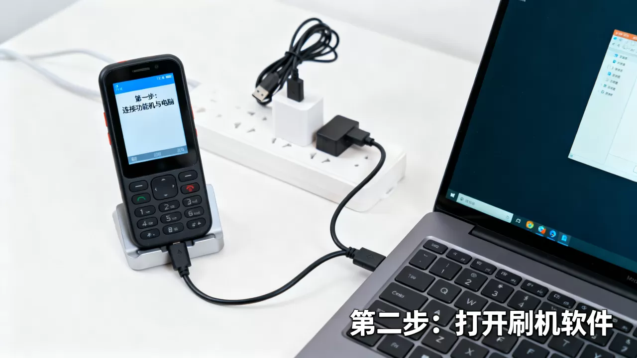 功能机刷机软件怎么用，功能机刷机软件