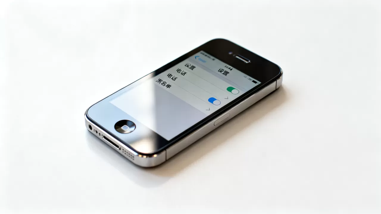 iphone4设置来电黑名单，iphone4如何设置来电黑名单