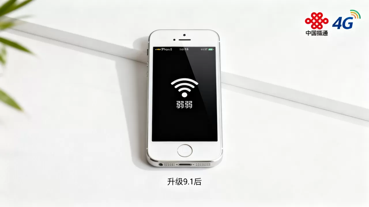 iPhone5升级9.1后联通4G信号差怎么办，iPhone5联通4G