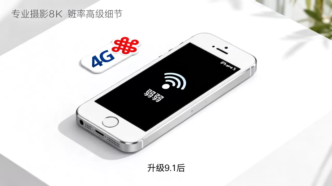 iPhone5升级9.1后联通4G信号差怎么办，iPhone5联通4G