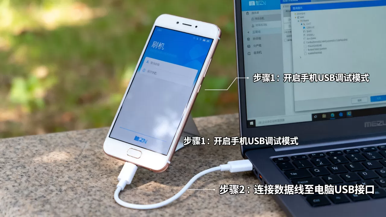 魅蓝note刷机不用电脑，手机怎么连接电脑刷机