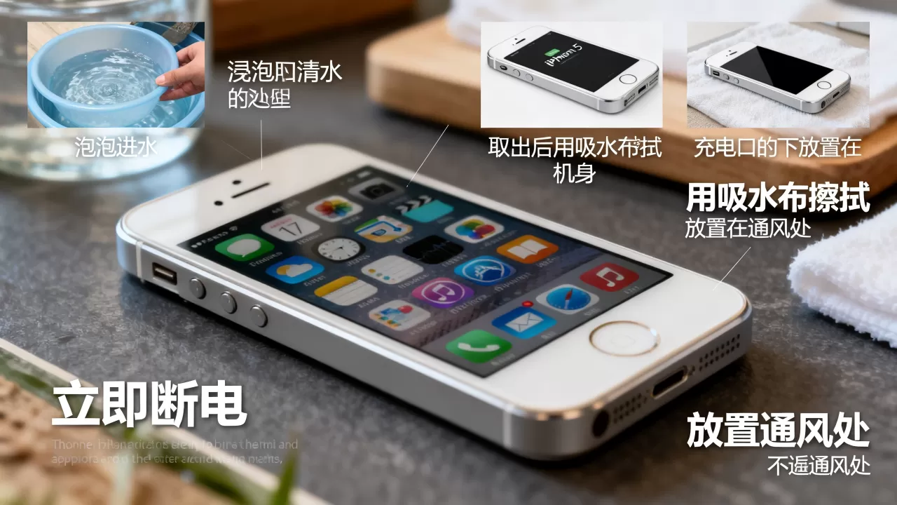 iphone5进水了怎么办，iphone5进水后怎么处理
