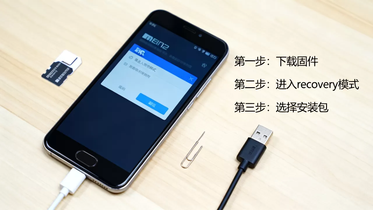 魅蓝note刷机不用电脑连接电脑，魅蓝note刷机教程不用电脑