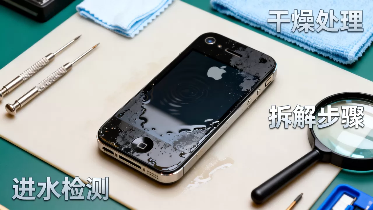 iphone4进水了开不了机怎么办，iPhone进水不开机维修