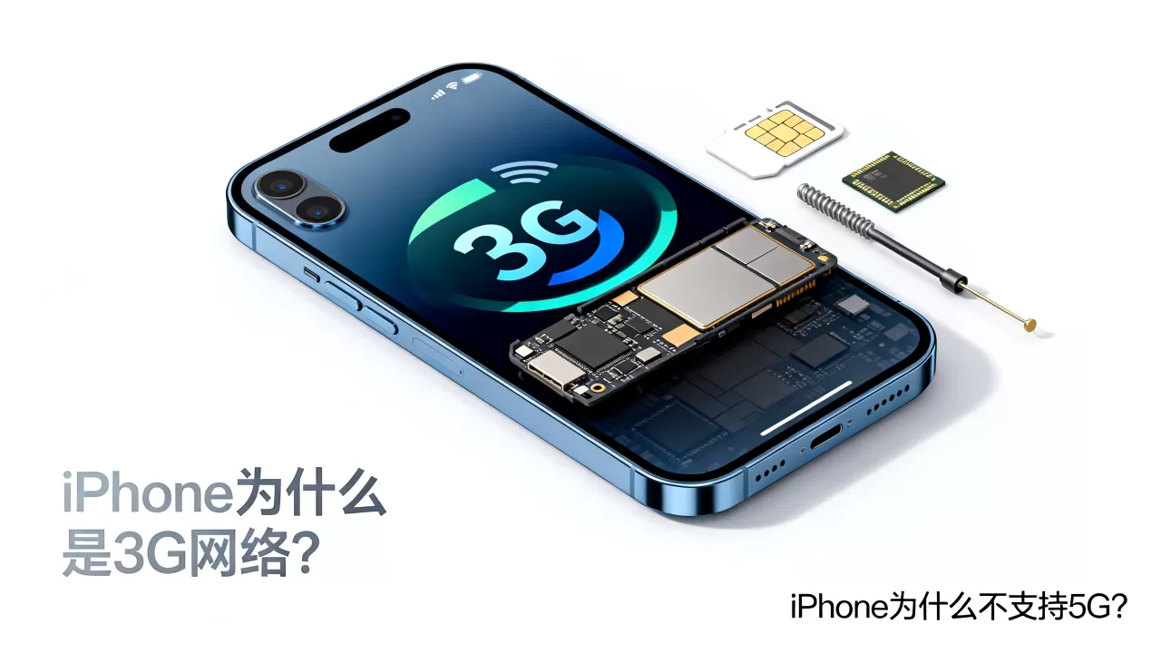 iphone为什么是3g网络，iphone为什么不支持5g
