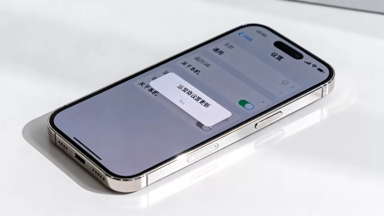 iphone如何更新运营商设置，iphone更新运营商设置