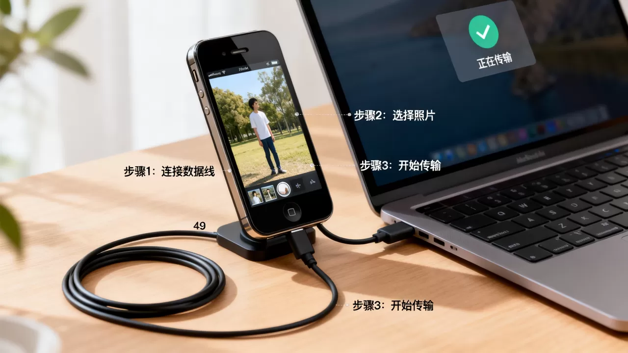 iphone4s传照片到电脑，iphone4s照片怎么传到电脑