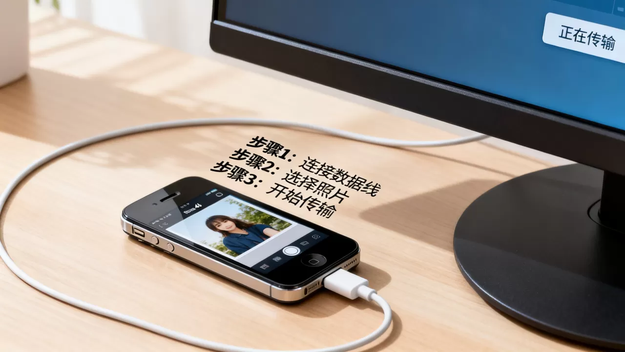 iphone4s传照片到电脑，iphone4s照片怎么传到电脑
