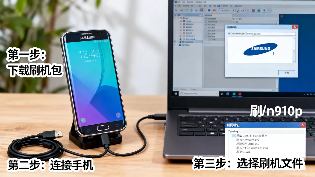 三星n910p刷机包教程，三星n910p怎么刷机